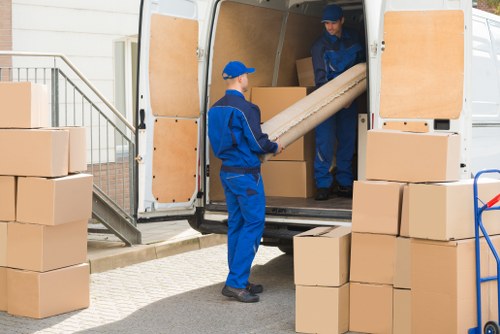 Furniture collection service for a Barkingside residential street