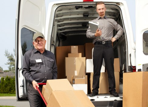 Removals van service for homes and flats in Barkingside
