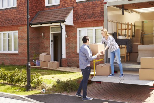 Flexible man and van service on a Barkingside residential street