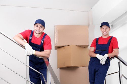 Man with van removal service helping with a Barkingside home move