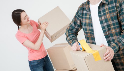Local street access and parking considerations for Barkingside removals