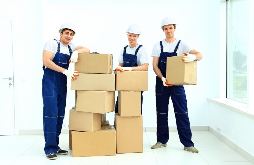 Furniture and box loading support for a Barkingside removal