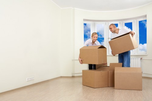 Local movers loading furniture for a Barkingside relocation