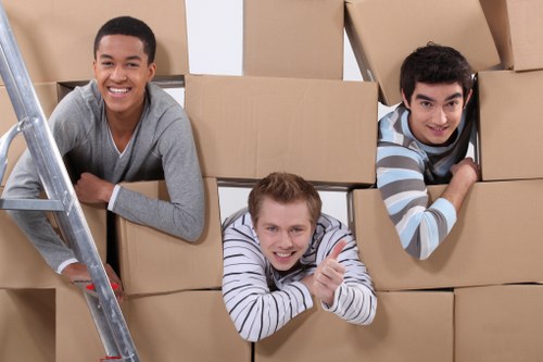 Residential street access and parking considerations for Barkingside removals