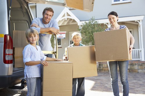 Prepared items for a Barkingside man and van booking