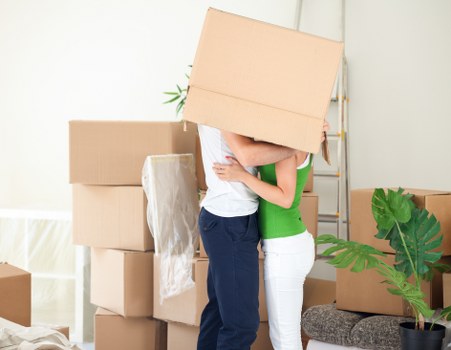 Removal van ready for a move in the Barkingside area