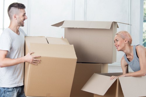 Professional movers handling a Barkingside house relocation
