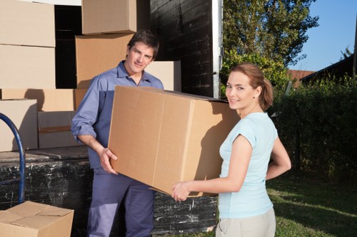 Careful furniture handling during a local relocation in Barkingside